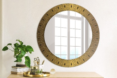 Round decorative wall mirror Greek ornament