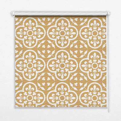 Blind for window Portuguese folk tile pattern