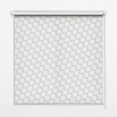 Daylight roller blind Gray squares