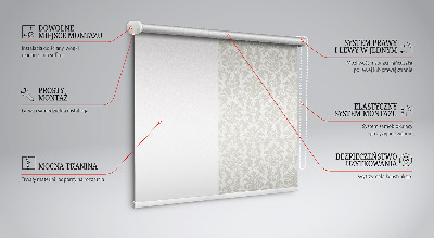 Window blind Beige pattern