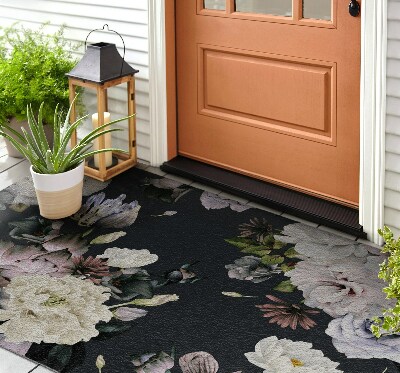 Front door floor mat Floral Composition