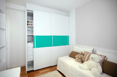 PCV sticker for furniture Turquoise