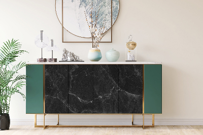 Furniture sticker Dark marble