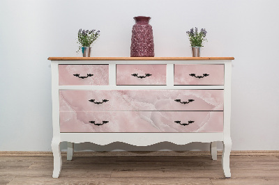 Furniture sticker Pink marble