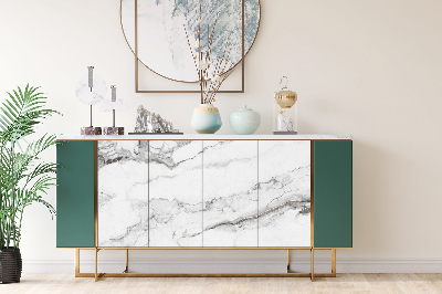 Decorative sticker for furniture Bright marble