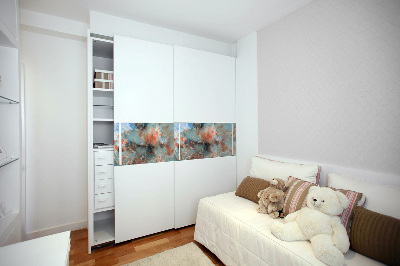 Decorative sticker for furniture Colorful marble pattern