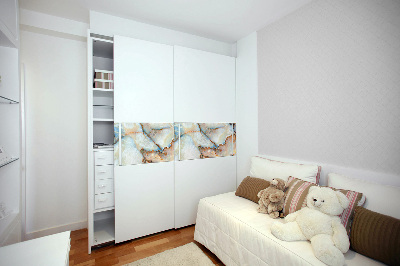 Decorative sticker for furniture Colorful marble pattern