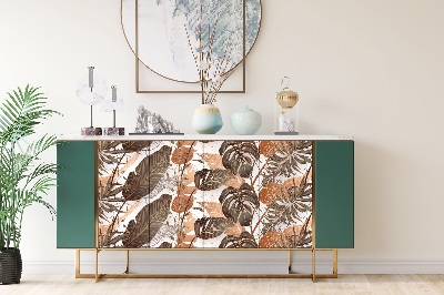 Decorative sticker for furniture Exotic coin pattern