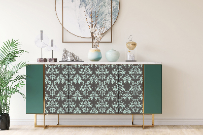 Furniture sticker Floral damask pattern