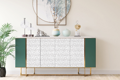 Decorative sticker for furniture Geometric leaves