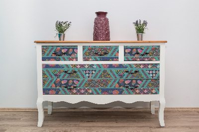 Decorative sticker for furniture Colorful pattern