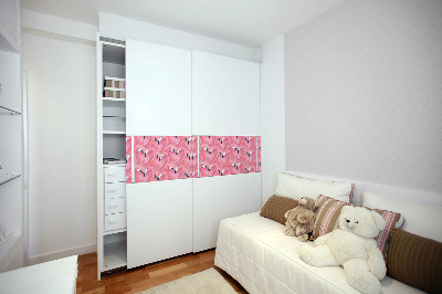 Decorative sticker for furniture Flamingos