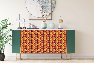 Furniture sticker Retro pattern of the 70s