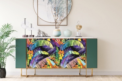 Furniture sticker Tropical art