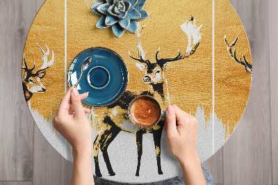 PCV sticker for furniture Three deer