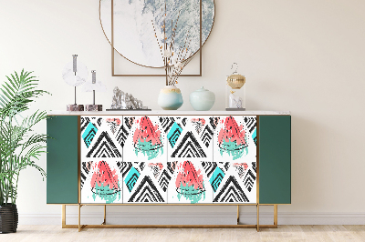 PCV sticker for furniture Watermelon abstraction