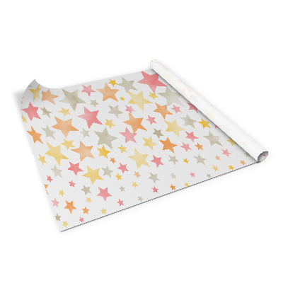 Decorative sticker for furniture Colorful stars