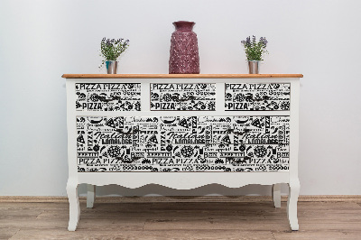 Decorative sticker for furniture Pizza