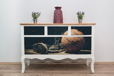 Decorative sticker for furniture Basketball ball