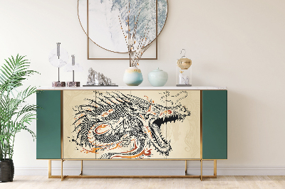 PCV sticker for furniture Chinese dragon