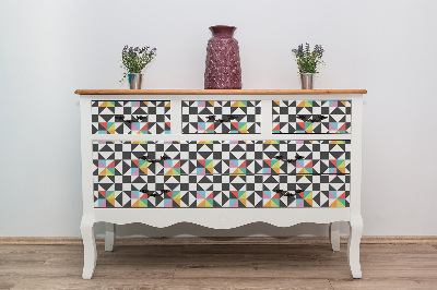 Furniture sticker Geometric pattern