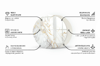 Table top Marble with delicate veins