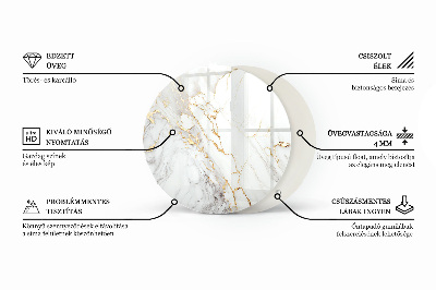 Table top Marble with delicate veins