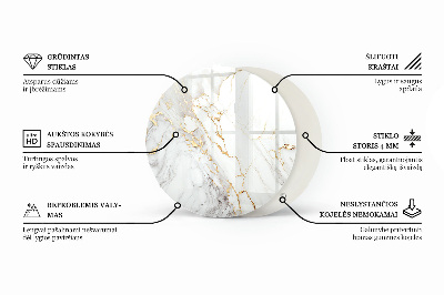 Table top Marble with delicate veins
