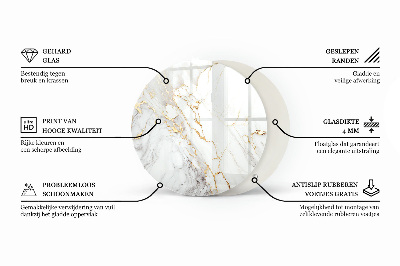 Table top Marble with delicate veins