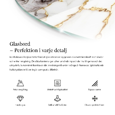 Table top Marble with delicate veins
