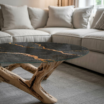 Table top Marble veins in design
