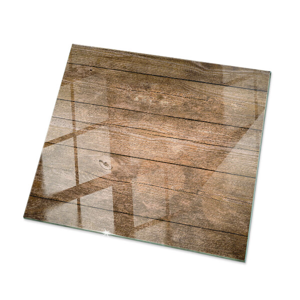 Glass top Natural style planks