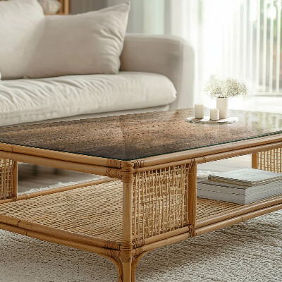 Glass top Natural style planks