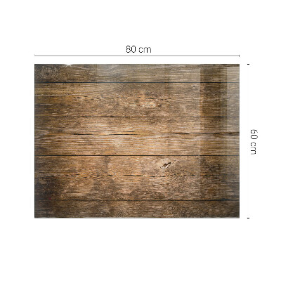Glass top Natural style planks