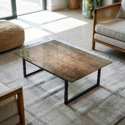 Glass top Natural style planks