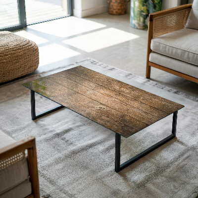 Glass top Natural style planks