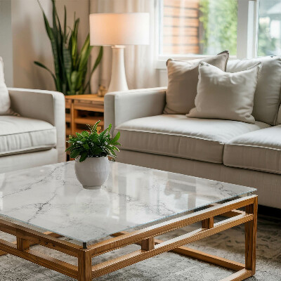 Glass top Marble surface design