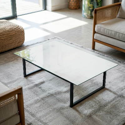 Glass top White without pattern