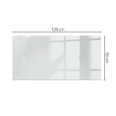 Glass top White without pattern