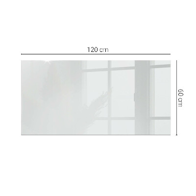 Glass top White without pattern