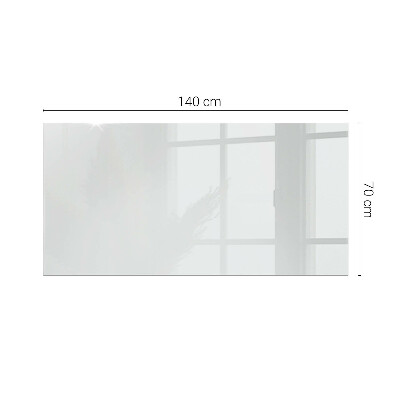 Glass top White without pattern