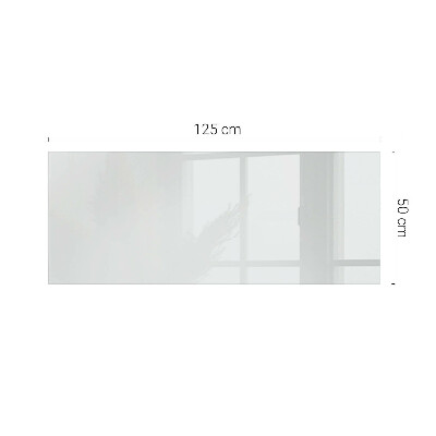 Glass top White without pattern