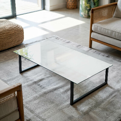 Glass top White without pattern