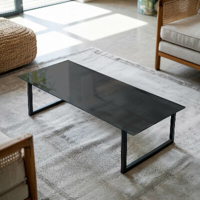 Glass top Black without pattern