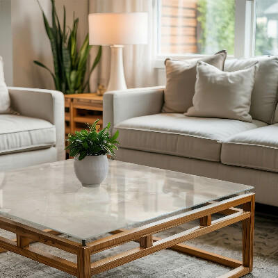 Glass top Marble pattern structure