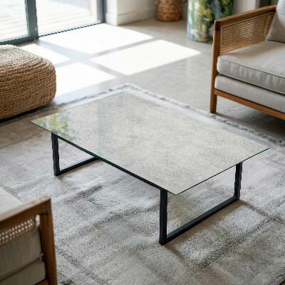 Glass top Concrete patterns with scratches