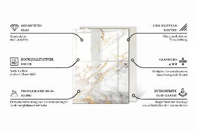 Glass top Concrete patterns with scratches