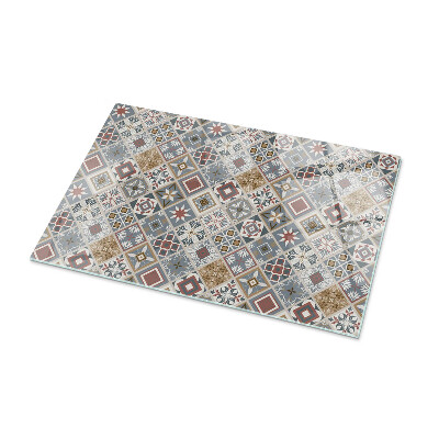 Glass top Mosaic patterns with ornaments