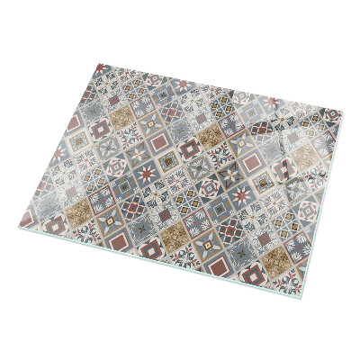 Glass top Mosaic patterns with ornaments