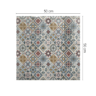 Glass top Mosaic patterns with ornaments